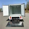 Camioneta Eléctrica de Turismo con Doble Fila para Transporte de Carga en Área de Fábrica, Camioneta Eléctrica de 4 Plazas para Zona Escénica con Caja de Carga