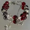 Pulseira Popular Atacado Borboleta Escura Mais Vendida, Pulseira Simples Estilo Antigo Dança da Borboleta Colorida, Pulseira Super Doce Floresta