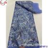 Falda de Pasarela para Mujer Vestido de Novia Bordado con Lentejuelas Densas y Cuentas Tela de Encaje Nupcial Lentejuelas Tela de Encaje
