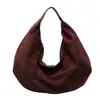 Explosiones de Comercio Exterior Transfronterizo Bolso de Mujer Retro Casual Gran Capacidad Bolso Tote Tela de Ante Hombro Axila Bolso Dumpling