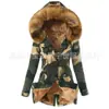 Abrigo Más Vendido de Amazon 2026: Chaqueta de Algodón Cálida, Talla Grande, Forrada de Polar, Gruesa, con Cuello de Piel Sintética y Capucha, Estampado de Camuflaje