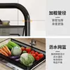 Prateleiras de armazenamento personalizadas, estantes de armazenamento domésticas, multi-nível, cestos de vegetais multifuncionais e carrinhos pequenos