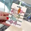 Versión coreana de 2021 del anillo para el pelo de celebridad de internet color transparente cuerda para el pelo de cuello largo lazo goma elástica pequeña cuerda para la cabeza femenina tienda de 2 yuanes