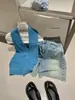 WGWE9524 Guangzhou Trece Líneas Ropa de Mujer Verano 2026 Nuevo Top de Tirantes de Punto con Cuello en V Top Corto