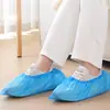 Cobre-sapatos Descartável Plástico Extra Espesso CPE Interno Doméstico à Prova de Poeira Antiderrapante Resistente ao Desgaste Impermeável Dia Chuvoso Galochas Espessadas