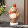 Estilo Adorable Oso de Dibujos Animados Adornos de Escritorio Dormitorio Mesita de Noche Sala de Estar Entrada Entrada Decoraciones para Gabinete de Vino Descomposición Descomposición Regalo