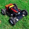 Equipamento de capina para terraços de pomar, cortador de grama de tração nas quatro rodas híbrido óleo-elétrico, robô de corte de grama com controle remoto de longa distância