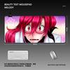 Mousepadchainsaw man maqima rgb anime super grande premium preto gaming escritório teclado mesa pad