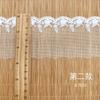 Bordado em Tela Urso Borboleta Vestido Infantil Roupa Roupa Roupa LO Saia Punho Acessórios Renda