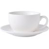 Taza de Café Blanca Pura Creativa Simple al por Mayor Juego de Taza de Cerámica y Plato Vajilla Taza de Café para el Hogar Taza de Oficina