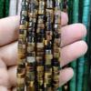 Cuentas sueltas de piedra natural de 3x6 mm, espaciadoras redondas, cuentas de ágata y amatista, para pulseras y collares, cuentas semiacabadas, venta al por mayor