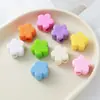 Contas Redondas com Furo Grande de 6-16mm Cor Macaron Contas Acrílicas Materiais para Miçangas DIY Artesanais Infantis Doces Coloridas Contas Soltas