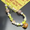 Cadena para Teléfono Móvil Original Rilakkuma con Cuentas y Cascabeles Llavero Colgante de Chica Linda Cámara de Dopamina Correa Anti-Pérdida