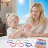 Kit de Materiales para Manualidades con Perlas de Imitación, Juego de Cuentas de Concha Coloridas Transfronterizo, 540 Piezas/Caja
