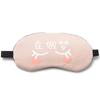 Máscara de Dormir de Texto Fofa para Mulheres e Homens, Bloqueio de Luz, Algodão Respirável, Bolsa de Gelo, Compressas Quentes e Frias, Máscara de Olhos para Dormir, Atacado, Oferta Especial