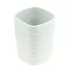 Conjunto 3 Peças para Banheiro Linhas Branco - Wolff