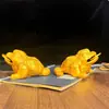 Adornos para Coche Senshe Aromaterapia para Coche Sapo Dorado de Tres Patas Sha Sapo Dorado Adornos de Aromaterapia Adornos de Oficina Hogar