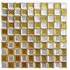 Mosaicos pequeños de espejo con borde biselado, costura densa, 30 mm, mosaico de espejo de vidrio, forma cuadrada colorida