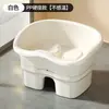 Tina de Baño de Asiento sin Esfuerzo para Mujeres con Asiento, Tina Sensible a la Temperatura, Tina para Lavado de Glúteos, Dispositivo de Remojo para Hemorroides y Próstata para Hombres, Limpiador de Partes Íntimas
