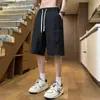 Talla Grande 300 Jin Marca Americana de Moda Estampados Shorts Casuales para Hombre Verano Delgados Sueltos Frescos Streetwear Bermudas Deportivas