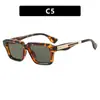 Gafas de Sol Retro Simples para Hombre Europeas y Americanas 2025 Nuevas Gafas de Sol Personalizadas con Montura Cuadrada Gafas de Sol de Forma Cóncava a la Moda