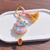 Producto Terminado: Colgante de Gato de la Suerte Brocado de Canción Cultural y Creativo, Colgante para Bolso, Adorno Colgante para Coche, Regalo de Suerte Año del Caballo, Colgante Estilo Chino Brocado de Canción