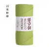 Hilo de Algodón Hueco de 2 mm para Bolsas de Ganchillo DIY Bolsa Tejida a Mano Sombrero Hilo Redondo Tipo Perla Lana