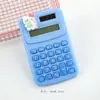 Calculadora Gatinho Desenho Animado Fofo Portátil Mini Portátil Escritório Estudante Aprendizado Pequeno Moda Computador