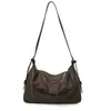 Bolsa Tote Casual de Mão Estilo Coreano para Mulheres 2025 Outono Novo Estilo Luxo Acessível Cor Contrastante Moda Simples Bolsa de Ombro Transversal