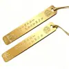 Placas de latón gruesas hechas a medida, placas de identificación metálicas grabadas y serigrafiadas, letreros de identificación con logotipo para herrajes de equipos