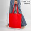 Bolsas de Lona Brancas de Algodão Puro Lisas em Estoque para Revenda Bolsas Tote de Lona Vermelha para Compras Pintadas à Mão