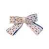 Clip de Pico de Pato de Encaje de Mezclilla con Lazo Pasador Simple Elegante de Alta Gama Francés Clip Lateral para Flequillo Estilo Coreano para Mujer
