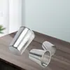 Suministro del fabricante juego de copas de vino pequeñas de acero inoxidable para viajes al aire libre camping portátil vaso de chupito de 30 ml mini copa de vino pequeña