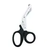 Tijeras para Vendajes de Acero Inoxidable Tijeras Médicas para Gasa Tijeras para Apósitos Tijeras Dentadas para Codo Tijeras de Lona para Rescate en Exteriores