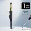 Caneta Marcadora com Cabeça Longa de 45mm pode Adicionar Tinta à Base de Óleo à Prova d'Água Marcador de Linha para Buraco Profundo em Madeira Marcenaria Fechadura de Porta