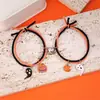 Pulseras de Halloween Europeas y Americanas Transfronterizas de Amazon, Pulseras Magnéticas de Pareja a Juego de Moda, Regalos de Cumpleaños, Estilo Nuevo