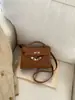 Bolsa Pequena de Platina de Alta Qualidade para Mulheres 2026 Nova Moda Versátil Bolsa Transversal Exquisita Super Moderna Bolsa Kelly