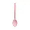 Espumadera de Silicona de Cobertura Total Pequeña, Cuchara de Sopa Pequeña, Cuchara para Ensalada, Espátula Resistente al Calor, Sartén Antiadherente, Resistente a Altas Temperaturas, Grado Alimenticio