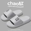Sandálias de novo estilo para casal, chinelos de casa antiderrapantes de sola macia, podem ser usados ao ar livre, chinelos de desenho animado que combinam com tudo, verão