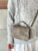 Bolsa Quadrada Pequena de Jeans da Moda Feminina 2026 Nova Bolsa de Ombro Único Bolsa Simples para o Dia a Dia Bolsas Transfronteiriças Femininas