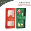 Louça de Natal Transfronteiriça Conjunto de Colher e Garfo de Aço Inoxidável Colher Criativa de Boneco de Neve Garfo Colher para Mexer Café Garfo para Frutas