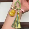 Cera de Abeja de Segunda Generación Varios Estilos Oso Bolsa de Queso Colgante Llavero DIY Exquisito Adorno de Joyería