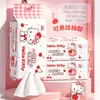Toalha de Algodão Macia com Padrão de Pérola Autenticada Sanrio Hello Kitty Toalha Descartável para Lavar o Rosto Desenho Animado Cinnamomum Dog Toalha Suavizante