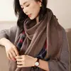 Outono/Inverno 2026 Novo Suéter Pulôver Feminino Puro Caxemira Engrossado Novo Estilo Chinês Cachecol