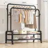 Tendedero de Ropa de Piso Vertical para Dormitorio Hogar Perchero Colgador Balcón Simple Engrosado Barra de Secado Tendedero