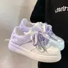 Zapatos Deportivos para Mujer Color Degradado Tenis Blancos Novedad Primavera y Otoño 2026 Zapatos Planos para Correr Casuales Estilo Universitario Zapatos Individuales