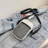 Bolsa de celular personalizada de nylon, estilo japonês, mini bolsa pequena, funcional, moderna, transversal, estilosa, para homens e mulheres
