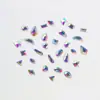 Venta caliente transfronteriza Mini taladro de uñas AB plano color mágico de cristal forma especial para uñas Decoración de joyería para uñas de celebridad de Internet