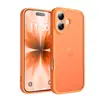 Funda Protectora Magnética Mate Personalizada para Teléfono Móvil Apple 17Pm Iphone16 Cubierta Protectora de Borde Recto Todo Incluido con Agujero Fino Anti-Caídas