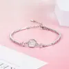 Pulsera Yibeizi para mujer, nuevo diseño de lujo ligero de moda 2022, joyería de alta gama para parejas, regalo para novia